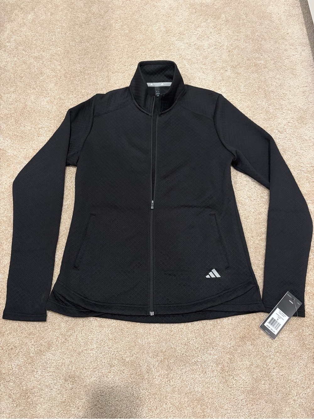 adidas Women’s Black Full-Zip Training Jacket